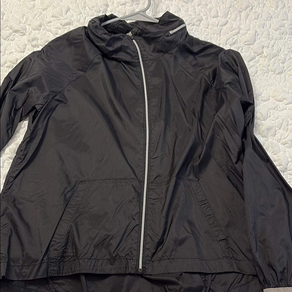 Black Windbreaker Jacket